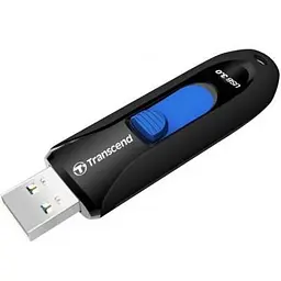 USB флеш накопичувач Transcend 256GB JetFlash 790 Black USB 3.0 (TS256GJF790K) - мініатюра 2