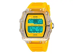 Чоловічий наручний годинник 2296WTYL White-Yellow Skmei acs0030037 - мініатюра 3