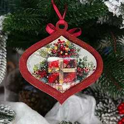 Творчий набір для створення 3-х ялинкових прикрас "Vintage Christmas" FDCKW-053 - мініатюра 9