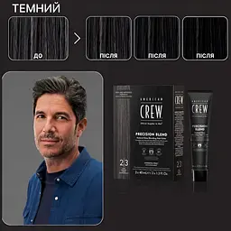 Система маскування сивини American Crew Precision Blend Shades 2-3 Dark 40 мл - мініатюра 2