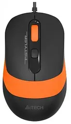 Миша A4Tech Fstyler FM10S 1600dpi чорний+оранжевий, USB, безшумна