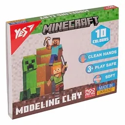 Пластилін "Yes" Minecraft 10 кольор. 200гр №540662