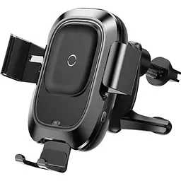Автотримач Baseus Smart Vehicle Bracket Wireless Charger чорний WXZN-01