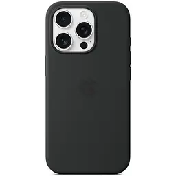 Силіконовий чохол CasePro Silicone Case with MagSafe Black для iPhone 16 Pro - мініатюра 3