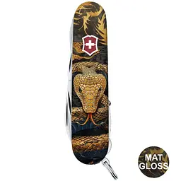 Ніж Victorinox Huntsman Zodiac 91мм 15функ Дерев'яна змія - мініатюра 5