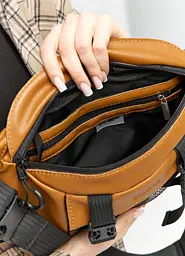 Велика жіноча поясна сумка бананка Sambag DynamicDart руда 38 × 21 × 7 см (80411121) - мініатюра 8