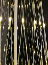 Новорічна конусна ялинка штучна світлодіодна 180см LED гірлянда 320 лампочок - мініатюра 4