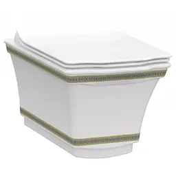 Унітаз підвісний Idevit Neo Classic IdeRimless 3304-0616-0088, Золотий