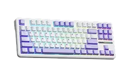 Клавіатура Aula F87 Gaming KRGD Blue Switch RGB White (6948391202464) - мініатюра 2