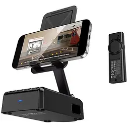 Bluetooth колонка Hoco HC45 Wave з підставкою для телефону і пультом керування Black - мініатюра 5
