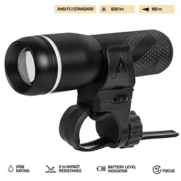 Ліхтар велосипедний передній Mactronic Scream 3.3 (600 Lm) ANSI (ABF0171) - мініатюра 2
