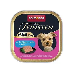 Вологий корм Animonda Vom Feinsten Adult Mini для собак міні-порід, з птицею, лососем 100 г