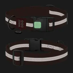 Нашийник для собак водостійкий Waudog Waterproof з QR-паспортом світловідбивний пластиковий фастекс XXL Ш 40 мм Д 46-70 см - мініатюра 2