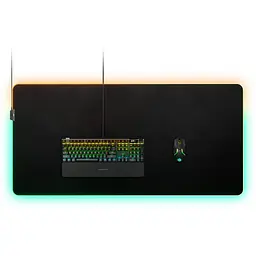 Ігрова поверхня SteelSeries QcK Prism Cloth 3XL ETAIL RGB 1200x590x4мм (63512) - мініатюра 4
