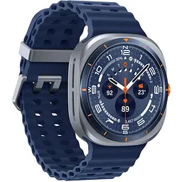 Смарт-годинник Samsung Galaxy Watch Ultra (2025) 47мм e-SIM (L705) 1.5, 480x480, sAMOLED, BT 5.3, NFC, 2/64ГБ, синій титановий - мініатюра 5