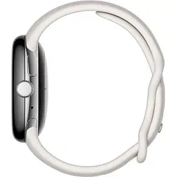 Розумний годинник Google Pixel Watch Polished з ремінцем Silver/Chalk - мініатюра 2