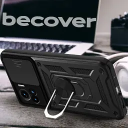 Панель BeCover Military для Motorola Edge 30 Ultra Black (710678) - мініатюра 2