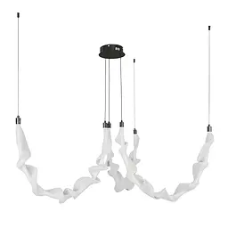 Люстра стельова LED Levistella 7813041-3 BK, 33W, 4000K, чорний метал, сучасний стиль для вітальні