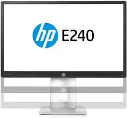 Монітор HP E240 черн (24" IPS/1920x1080/16:9/250кд/м/7мс) (VGA/HDMI/DP/VESA) Б/В - мініатюра 5