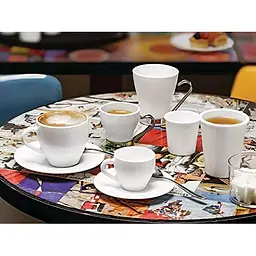 Чашка для кави Bormioli Rocco Aromateca Caffeino 95 мл біла (400898MTX121990) - мініатюра 2