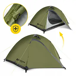 Намет туристичний Mountain Goat Prime Duo 2-місний Olive (P-5905973406567) - мініатюра 13