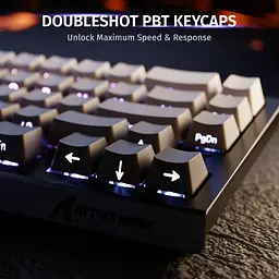 Клавіатура Attack Shark X68 HE RGB Magnetic Linear Switches Black Gradient (AS-6972792471037-MN) [176656] - мініатюра 4