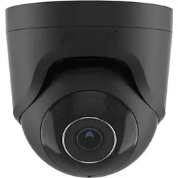 IP-Камера дротова Ajax TurretCam, 5мп, 2.8мм, Poe, True WDR, IP 65, ІЧ 35м, аудіо, кут огляду 100° до 110°, купольна, чорна