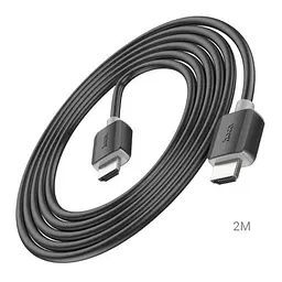 HDTV кабель HOCO US08 HDTV 2.0 male-to-male 4K HD data cable 2 метри чорний - мініатюра 5