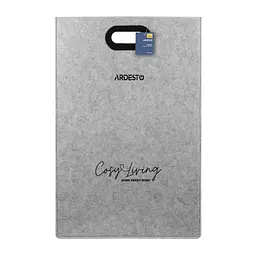 Кошик для білизни Ardesto Prestigio фетр сірий 68 л (ARHC2401FG) - мініатюра 5