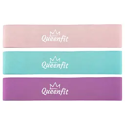 Набір резинок для фітнесу Queenfit 7-35кг set A - мініатюра 2
