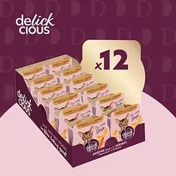 Суп для котів Delickcious з сардини з креветками та гарбузом 80 г - мініатюра 6
