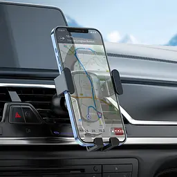 Автотримач для телефону затискач під вагою HOCO CA103 Чорний - мініатюра 5