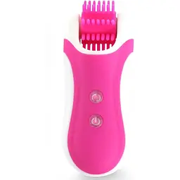 Стимулятор з імітацією оральних ласк FeelzToys Clitella Oral Clitoral Stimulator Pink - мініатюра 5