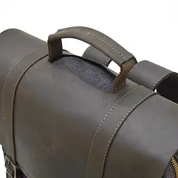 Шкіряний жіночий рюкзак TARWA 32х40х11 см nsa0001403 - мініатюра 6