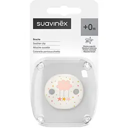 Кліпса для пустушки Suavinex Dreams нюдова - мініатюра 2
