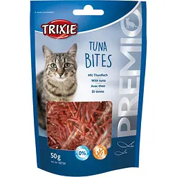 Ласощі Trixie Premio Tuna Bites для кішок шматочки з тунцем та куркою 50 г (арт.42734)