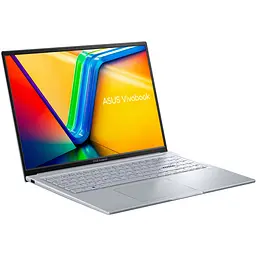 Ноутбук ASUS Vivobook 16X ASUS M3604YA-L2086 16' 4K OLED, AMD R7-7730U, 16GB, F1TB, UMA, NoOS, Сріблястий (90NB11A2-M003H0)