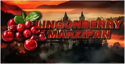 Марципан Lorizio з брусницею "Lingonberry"