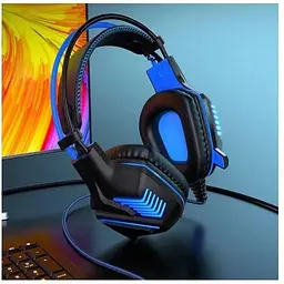 Навушники Borofone Gaming LED Racing headphones Hi-Res BO101 чорно червоні - мініатюра 3