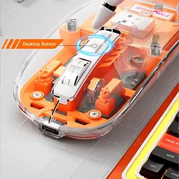 Бездротова миша FMouse M133 2.4 ГГц RGB (акумуляторна) - мініатюра 8