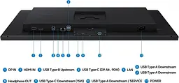 Монітор 27" Samsung ViewFinity S8 (LS27H804UAIXUA) 3840х2160 (UHD, 4K) IPS 60 Hz - мініатюра 8