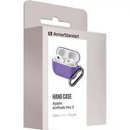 Чохол ArmorStandart Hang Case для Apple AirPods Pro 3 Purple (ARM88281) [149504] - мініатюра 3
