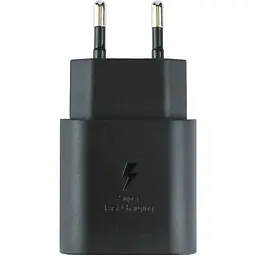 Комплект зарядного пристрою Samsung 1Type-C PD25W Type-C to Type-C 1:1 Black - мініатюра 2