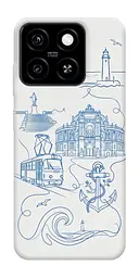 TPU чохол Demsky Southern pearl для ZTE Blade A55 4G