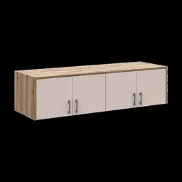 Антресоль Doros Ронді Дуб Артізан/Кашемір 4 ДСП 160х52х41 (80737833) - мініатюра 8
