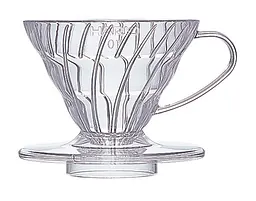 Пуровер Hario V60 01 прозорий пластиковий