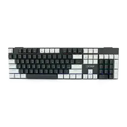 Комплект провідний KB+Mouse XStrike X-1011, USB, RGB підсвічування, (Eng/Укр/Pyc), Black/White, Box - мініатюра 2