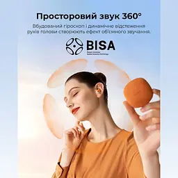 Бездротові навушники TWS Baseus AirNora 2 , ANC, Gradient Orange - мініатюра 7