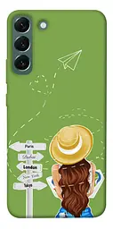 Чохол Demsky Travel girl для Samsung Galaxy S22+
