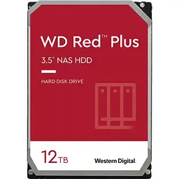 Жорсткий диск 3.5" WD Red Plus NAS 12TB SATA 256MB [WD120EFBX] [141093]